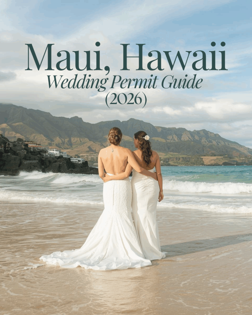 How to get wedding permit in Maui